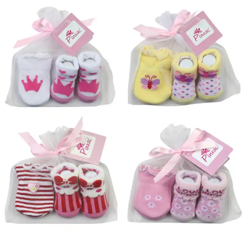 baby socks and mittens