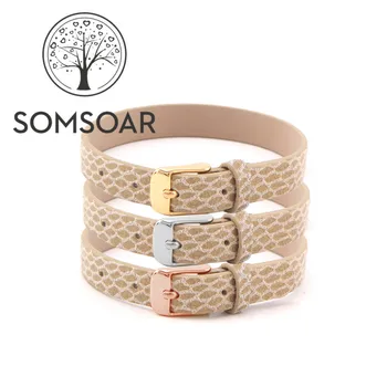 Somsoar Jewelry High Quality Genuine leather Wrap Bracelets fit Story Slide Charms accessories 5pcs/lot
Somsoar Jewelry High Quality Genuine leather Wrap Bracelets fit Story Slide Charms accessories 5pcs/lot
