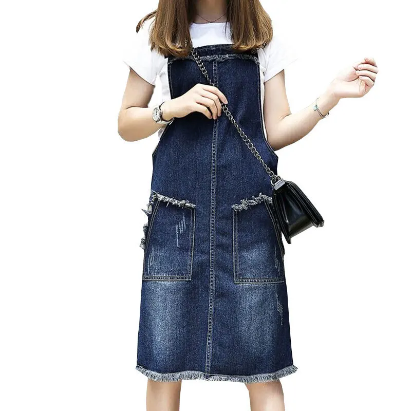 Plus Size Women Casual Bib Denim Dresses Pockets Cowboy Overalls Dress Fashion Spaghetti Strap Jeans Dress Rompers1753
Plus Size Women Casual Bib Denim Dresses Pockets Cowboy Overalls Dress Fashion Spaghetti Strap Jeans Dress Rompers1753