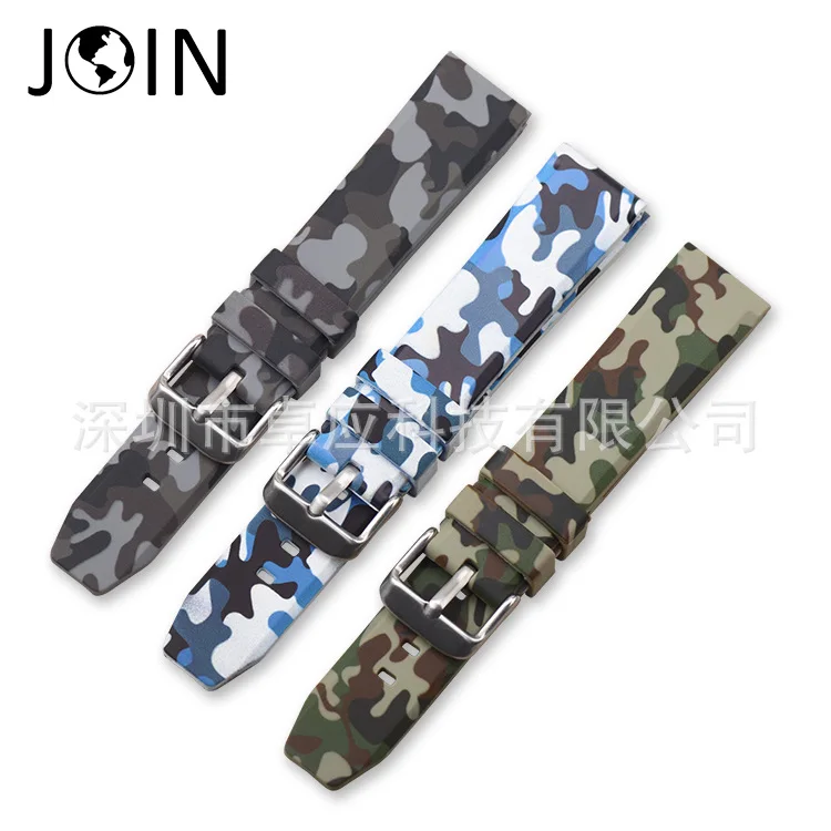 camouflage Silicone Rubber Watch Strap 20mm 22mm 24mm bracelet role men x women For rolex Cartier Casio dw tissot Omega Longines
camouflage Silicone Rubber Watch Strap 20mm 22mm 24mm bracelet role men x women For rolex Cartier Casio dw tissot Omega Longines