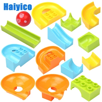 Big building blocks Ball Maze Race Run Track interactive toys accessories compatible Duplo bricks slide slideway children gift
Big building blocks Ball Maze Race Run Track interactive toys accessories compatible Duplo bricks slide slideway children gift