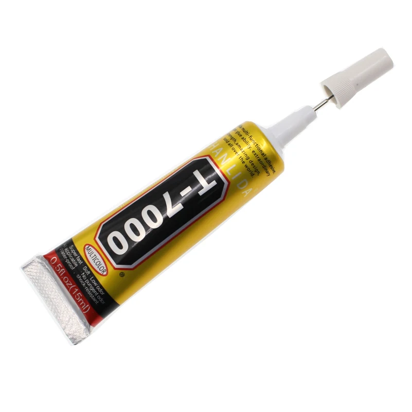 5Pcs 15ml Industrial Super Liquid T7000 Glue T-7000 Epoxy Resin Plastic Rubber Glass Cloth Adhesive Bond Fabric Wood School Lcd
5Pcs 15ml Industrial Super Liquid T7000 Glue T-7000 Epoxy Resin Plastic Rubber Glass Cloth Adhesive Bond Fabric Wood School Lcd