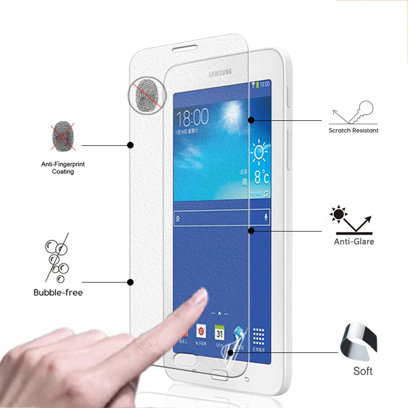 Anti-Glare Matte Protective Film For Samsung Galaxy Tab 3 Lite 7.0 T110 T111 7.0" tablet Anti-Fingerprint Screen Protector film
Anti-Glare Matte Protective Film For Samsung Galaxy Tab 3 Lite 7.0 T110 T111 7.0" tablet Anti-Fingerprint Screen Protector film