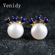Venidy Natural White Pearl Shiny Circle Earrings Freshwater Cultured Pearl Earrings 925,Sterling Fine Studs Earrings For Women's
Venidy Natural White Pearl Shiny Circle Earrings Freshwater Cultured Pearl Earrings 925,Sterling Fine Studs Earrings For Women's