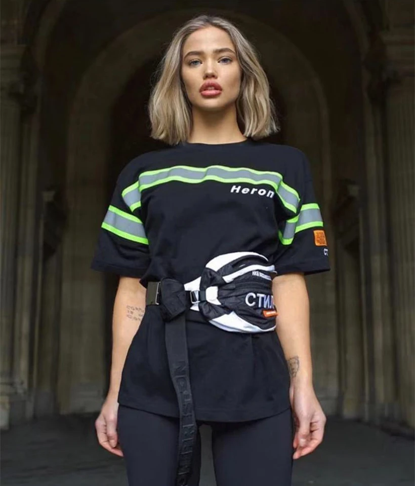 T-shirt Heron Preston Tshirt Striped 3M Reflective Men Hip Hop Couple Female T Shirt
T-shirt Heron Preston Tshirt Striped 3M Reflective Men Hip Hop Couple Female T Shirt