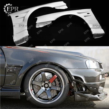 For Nissan Skyline R34 GTR FRP Glass Fiber BN Front Fender Body Kit Auto Tuning Part For GTR R34 Fiberglass BN Front Fenders
For Nissan Skyline R34 GTR FRP Glass Fiber BN Front Fender Body Kit Auto Tuning Part For GTR R34 Fiberglass BN Front Fenders