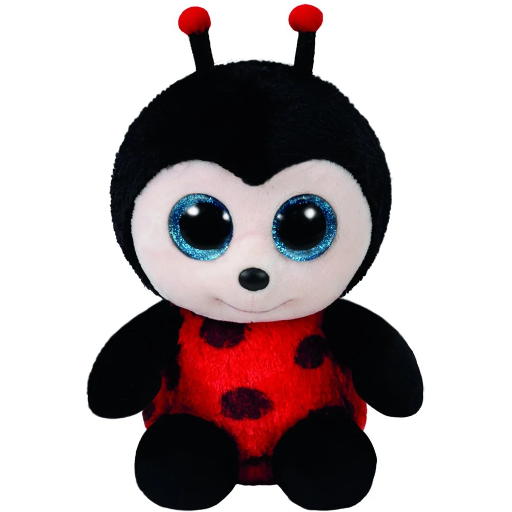Pyoopeo Original Ty Boos 6" 15cm Izzy Ladybug Plush Regular Big-eyed Stuffed Animal Insect Collection Doll Toy with Heart Tag
Pyoopeo Original Ty Boos 6" 15cm Izzy Ladybug Plush Regular Big-eyed Stuffed Animal Insect Collection Doll Toy with Heart Tag