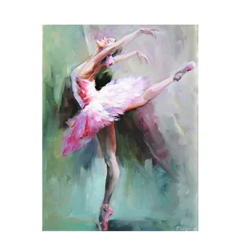 Abstract Ballerina Portrait Oil Painting on Canvas Posters and Prints Scandinavian Canvas Art Wall Picture for Living Room
Abstract Ballerina Portrait Oil Painting on Canvas Posters and Prints Scandinavian Canvas Art Wall Picture for Living Room