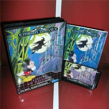 Castle Of Illusion Starring Mickey Mouse EU Cover with box and manual For Sega Megadrive Genesis Video Game Console 16 bit card
Castle Of Illusion Starring Mickey Mouse EU Cover with box and manual For Sega Megadrive Genesis Video Game Console 16 bit card