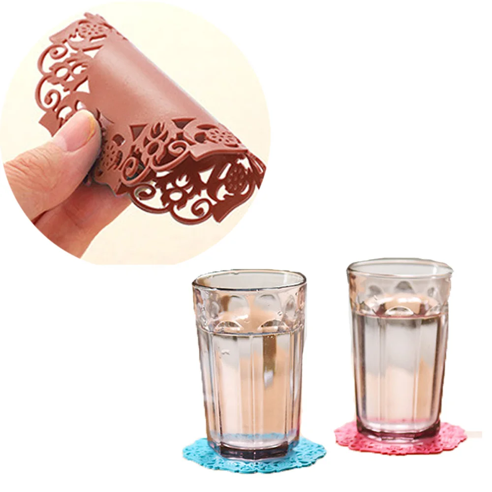 1pc GH Silicone Drink Coasters Mini Placemats Waterproof Table Napkins Mats On The Dining Table Cup Holders For Hot Work
1pc GH Silicone Drink Coasters Mini Placemats Waterproof Table Napkins Mats On The Dining Table Cup Holders For Hot Work