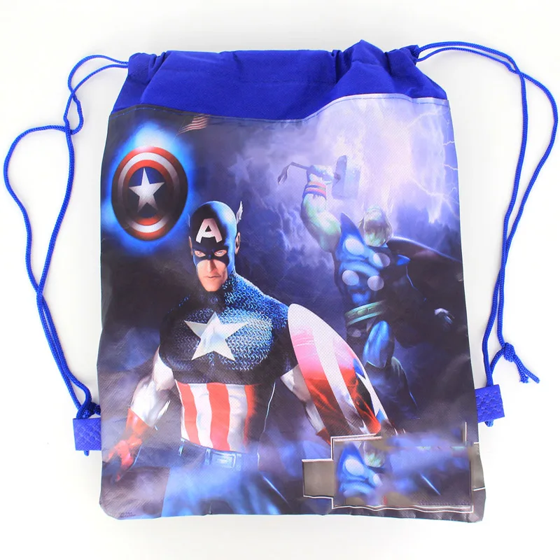 Happy Birthday Party Decorate Super Hero Captain America Theme Backpack Baby Shower Drawstring Gifts Bags Events Supplies 1PCS
Happy Birthday Party Decorate Super Hero Captain America Theme Backpack Baby Shower Drawstring Gifts Bags Events Supplies 1PCS
