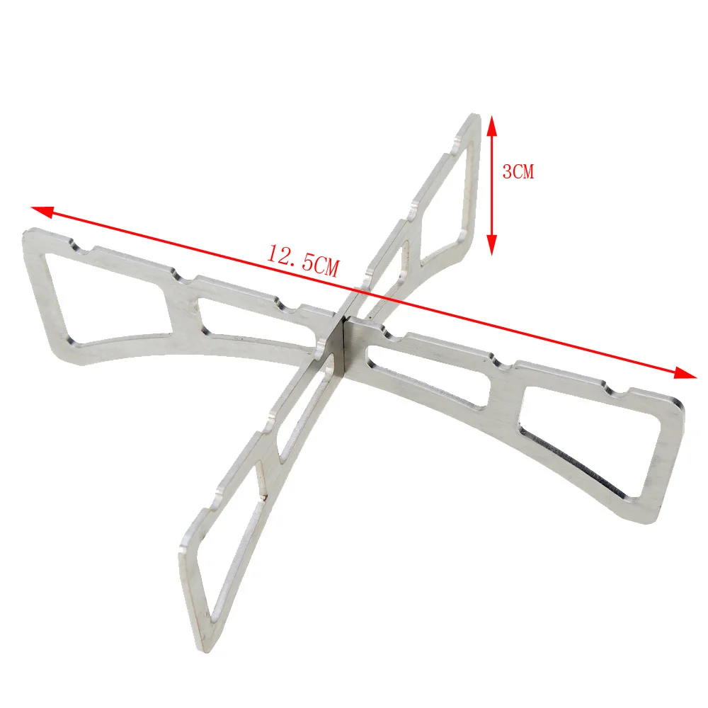 Lixada Outdoor Mini Stove Portable Titanium/Stainless Steel Cross Stand Stove Bracket Pot Rack Steaming Rack for Reactor Stove
Lixada Outdoor Mini Stove Portable Titanium/Stainless Steel Cross Stand Stove Bracket Pot Rack Steaming Rack for Reactor Stove