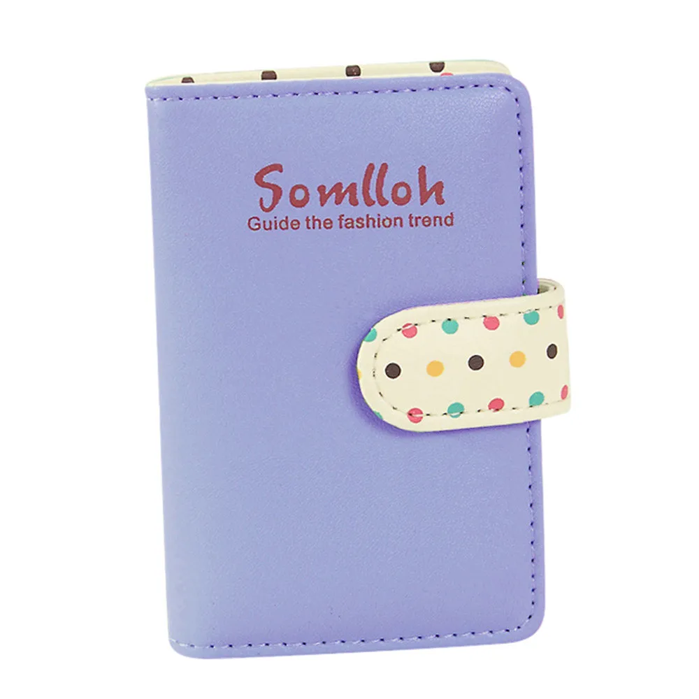 Women Card Holder Candy Color Top Leather Bank Credit Cards Large Capacity Card Wallet Girl Fresh Card Case Porte Cartes
Women Card Holder Candy Color Top Leather Bank Credit Cards Large Capacity Card Wallet Girl Fresh Card Case Porte Cartes