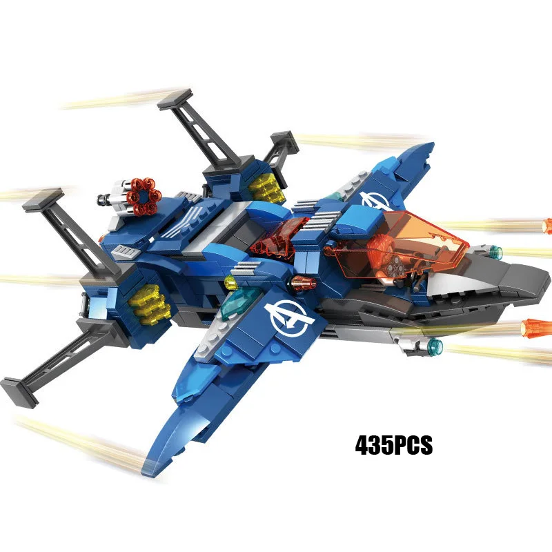 2019 avenger Endgame QuinJet star fighter block super hero ironman war machine thanos captain marvel thor figures bricks toys
2019 avenger Endgame QuinJet star fighter block super hero ironman war machine thanos captain marvel thor figures bricks toys