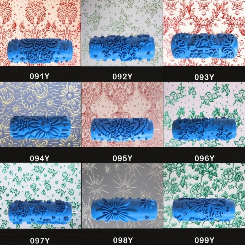 5" Embossed Paint Roller Sleeve Wall Texture Stencil Brush Pattern Decor qiang 5" Embossed Paint Roller Sleeve Wall Texture Stencil Brush Pattern Decor qiang