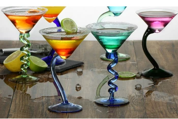 Color Cocktail Glass cup Creative Bend Buttons Spring Glasses High Color Stained Glass Cocktails Champagne Cups
Color Cocktail Glass cup Creative Bend Buttons Spring Glasses High Color Stained Glass Cocktails Champagne Cups
