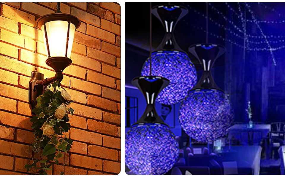 99 LEDs E27 Flame Lamps 9W 85-265V 4 Modes Ampoule LED Flame Effect Light Bulb Flickering Emulation Fire Light YellowBlue Flame (9)