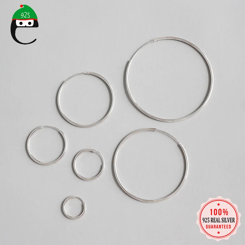 ElfoPlataSi 100% 925 Solid Sterling Sliver Round Hoop Earrings 10 15 20 30 40 50mm Ear Piercing Tragus Helix Cartilage ED235
ElfoPlataSi 100% 925 Solid Sterling Sliver Round Hoop Earrings 10 15 20 30 40 50mm Ear Piercing Tragus Helix Cartilage ED235