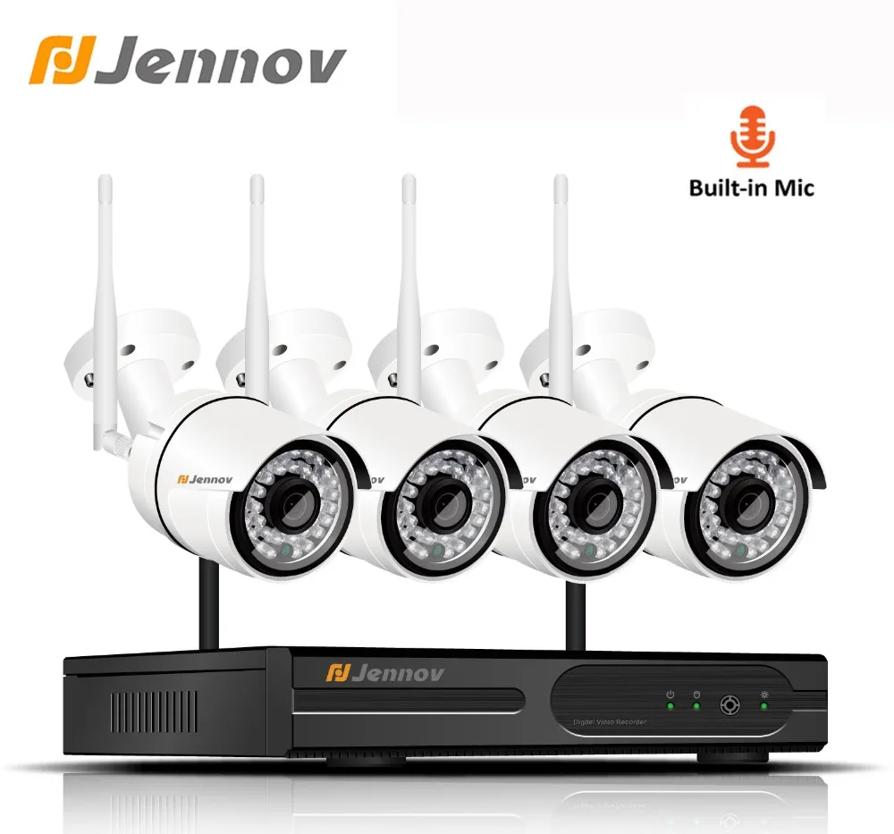 Jennov 1080P 4CH 2MP Home Security Camera System Wireless For Home Video Surveillance Wifi IP Camera NVR Wi-Fi CCTV Set HD P2P
Jennov 1080P 4CH 2MP Home Security Camera System Wireless For Home Video Surveillance Wifi IP Camera NVR Wi-Fi CCTV Set HD P2P