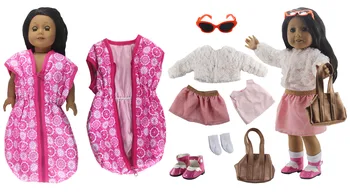 Hot sell! Leisure handmade dress clothes outfit Princess skirt for 18"American Doll+Sleeping Bag+Shoes+Bag+socks+glasses
Hot sell! Leisure handmade dress clothes outfit Princess skirt for 18"American Doll+Sleeping Bag+Shoes+Bag+socks+glasses
