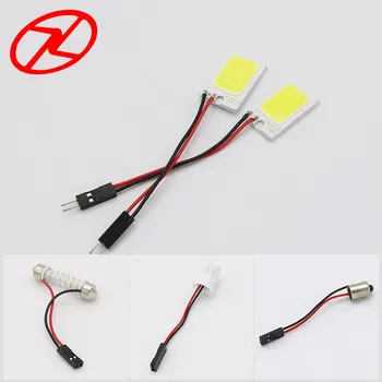 2Pcs 26mm*16mm Cars T10 Festoon ba9s Dome Adapter Panel Light COB 18SMD LED Auto Reading Bulb DC 12V
2Pcs 26mm*16mm Cars T10 Festoon ba9s Dome Adapter Panel Light COB 18SMD LED Auto Reading Bulb DC 12V