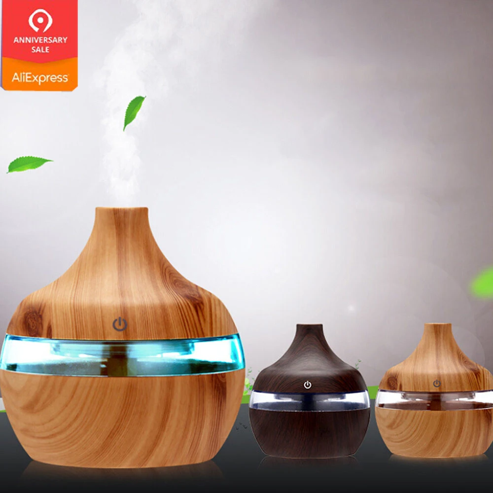 Wood Grain USB Air Freshener 300ml Aroma Humidifier Aromatherapy 7 Color LED Lights Electric Essential Oil Aroma Diffuser
Wood Grain USB Air Freshener 300ml Aroma Humidifier Aromatherapy 7 Color LED Lights Electric Essential Oil Aroma Diffuser