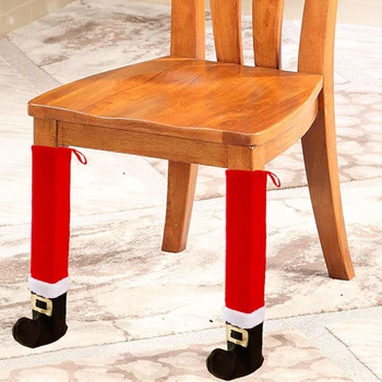 4Pcs Christmas Chair Leg Socks Cloth Gloves Floor Furniture Protection Table Foot Covers Decoration for Party Dinner Christmas
4Pcs Christmas Chair Leg Socks Cloth Gloves Floor Furniture Protection Table Foot Covers Decoration for Party Dinner Christmas