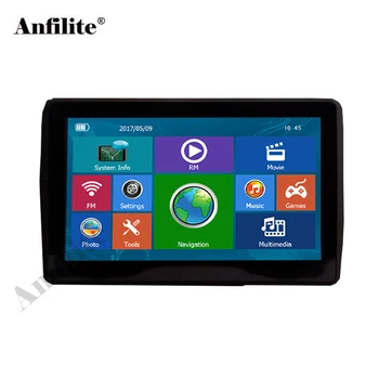 

Anfilite 7 inch DDR3 128M 4GB Bluetooth truck gps navigator wince CE 6.0 car avin GPS Navigation with rear camera and sunshade