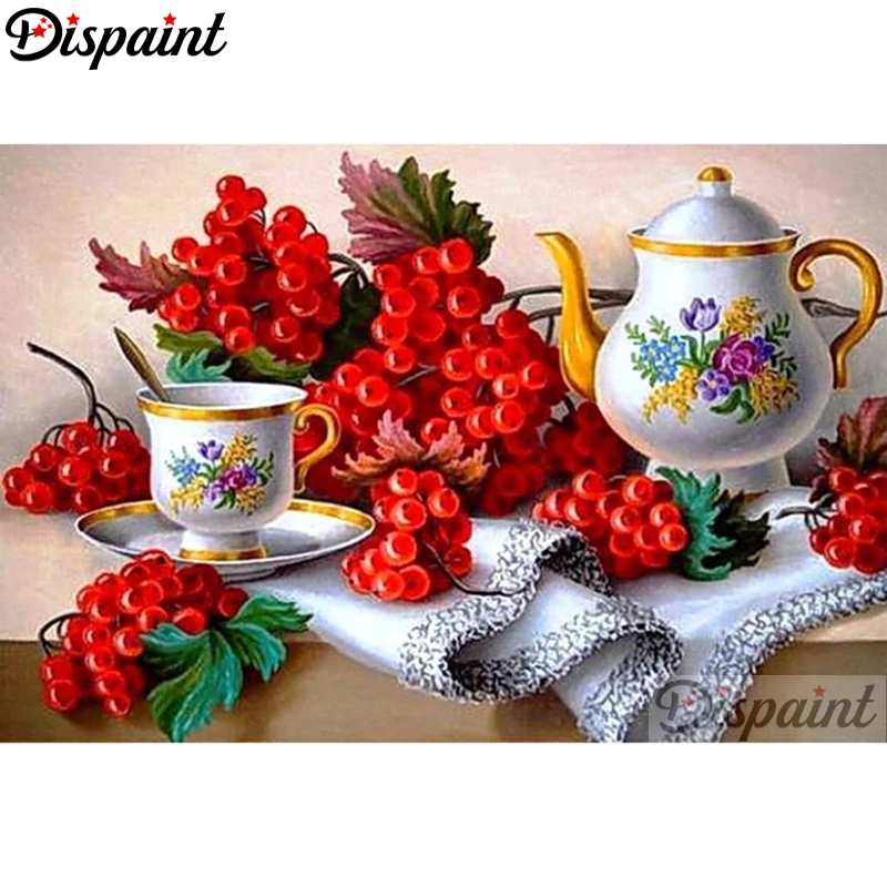 Dispaint Full Square/Round Drill 5D DIY Diamond Painting "Fruit tea set" 3D Embroidery Cross Stitch Home Decor Gift A10561 
Dispaint Full Square/Round Drill 5D DIY Diamond Painting "Fruit tea set" 3D Embroidery Cross Stitch Home Decor Gift A10561