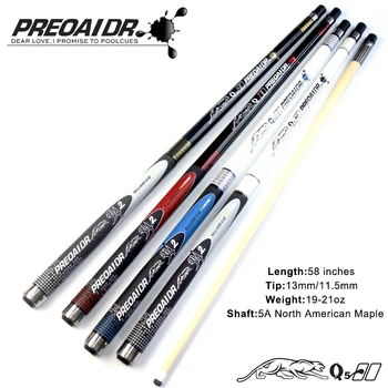 3142 2-Piece Q5 Pool Cue with Case Pool Stick 11.5mm 13mm Tip Ergonomic Design Canadian Maple Billiard Cue 4 Colors New Pool Kit
3142 2-Piece Q5 Pool Cue with Case Pool Stick 11.5mm 13mm Tip Ergonomic Design Canadian Maple Billiard Cue 4 Colors New Pool Kit