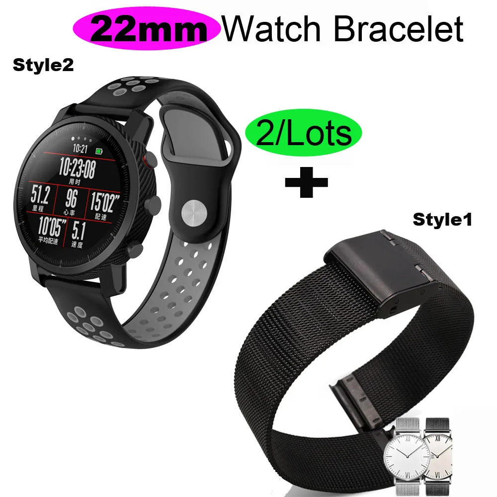 For Xiaomi Amazfit GTR 47mm Pace Stratos 2 Bracelet Watchband For Samsung Gear S3 Galaxy 46mm Metal Watch Strap Silicone Band
For Xiaomi Amazfit GTR 47mm Pace Stratos 2 Bracelet Watchband For Samsung Gear S3 Galaxy 46mm Metal Watch Strap Silicone Band