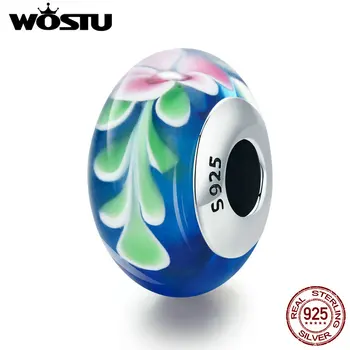 WOSTU Classic 100% 925 Sterling Silver Flower European Murano Glass Beads Charms fit Bracelets Women Fashion Jewelry CQZ068
WOSTU Classic 100% 925 Sterling Silver Flower European Murano Glass Beads Charms fit Bracelets Women Fashion Jewelry CQZ068