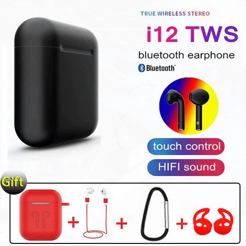 True Wireless Earbuds i12 TWS Original Bluetooth5.0 Earphones With Touch Control Automatic Pairing Handsfree For Apple iPhone
True Wireless Earbuds i12 TWS Original Bluetooth5.0 Earphones With Touch Control Automatic Pairing Handsfree For Apple iPhone