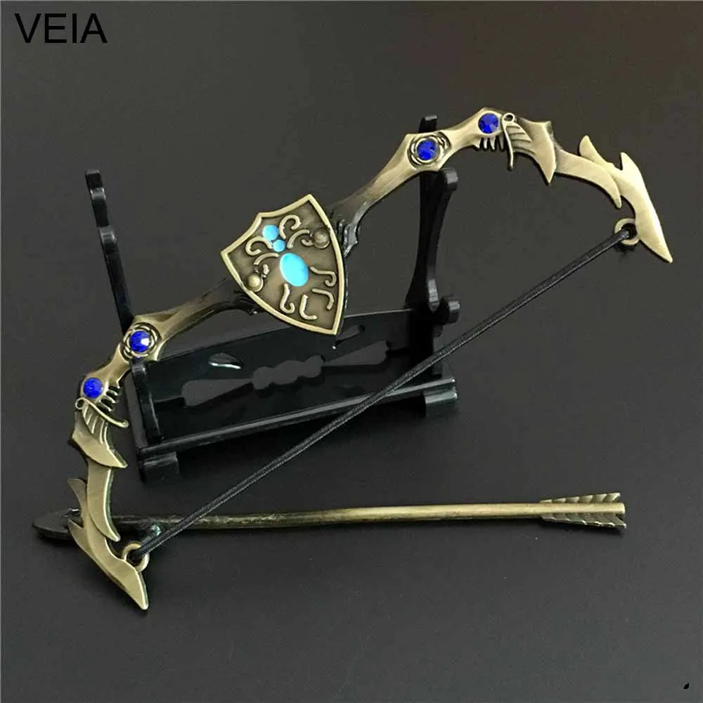 Game Legends Weapon Keychain Bronze The Frost Archer Ashe Bow Arrow Model Bag Key Chain LOL Charm Keyring Holder Free Shipping
Game Legends Weapon Keychain Bronze The Frost Archer Ashe Bow Arrow Model Bag Key Chain LOL Charm Keyring Holder Free Shipping