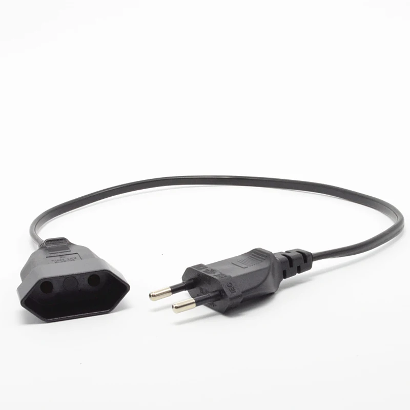 European EU 2 Prong VDE Male to Female Power Extension Cord Cable for PC Computer PDU UPS 0.5M
European EU 2 Prong VDE Male to Female Power Extension Cord Cable for PC Computer PDU UPS 0.5M