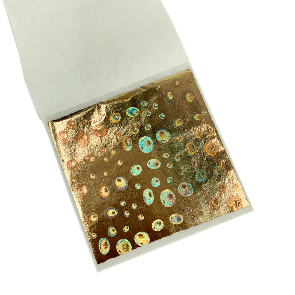 Laser Imitation Gold Leaf Sheets - by GOLDBURG - 100 Sheets - 8 x 8.5 cm - Loose Leaf - 2 Colors Option - Profession Quality
Laser Imitation Gold Leaf Sheets - by GOLDBURG - 100 Sheets - 8 x 8.5 cm - Loose Leaf - 2 Colors Option - Profession Quality