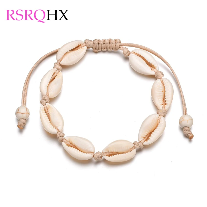 Shell Bracelet Creative Handmade Rope Bangle Natural Shell Jewelry Women Girls Holiday Beach Fashion Accessories Girlfriend Gift
Shell Bracelet Creative Handmade Rope Bangle Natural Shell Jewelry Women Girls Holiday Beach Fashion Accessories Girlfriend Gift