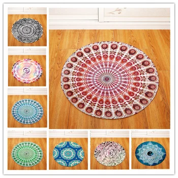 Anti-Slip Round Rugs for Living Room Doormat Mandala Print Carpet Door Floor Mats for Bedroom Bohemia Kids Chair Mats Home Decor
Anti-Slip Round Rugs for Living Room Doormat Mandala Print Carpet Door Floor Mats for Bedroom Bohemia Kids Chair Mats Home Decor