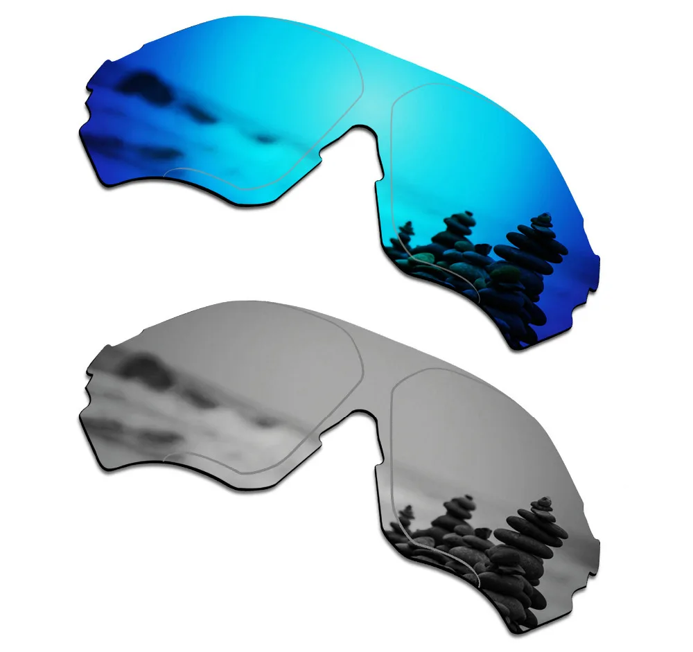 SmartVLT 2 Pieces Polarized Sunglasses Replacement Lenses for Oakley EVZero Range Ice Blue and Silver Titanium
SmartVLT 2 Pieces Polarized Sunglasses Replacement Lenses for Oakley EVZero Range Ice Blue and Silver Titanium