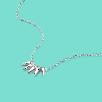 Indian Style Spike Pendant Design Necklace S925 Sterling Silver Female Necklace Solid Silver Girl Jewelry birthday present
Indian Style Spike Pendant Design Necklace S925 Sterling Silver Female Necklace Solid Silver Girl Jewelry birthday present