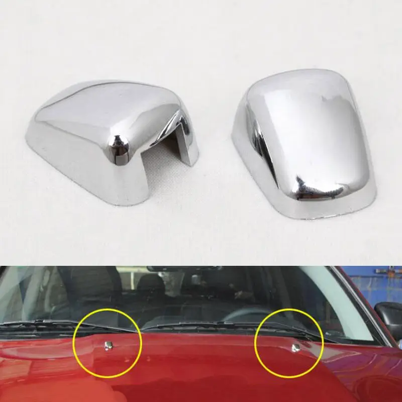 BBQ@FUKA 2pcs Car Front Windshield Washer Wiper Spray Nozzle Spout Trim Cover Car Styling Fit for Jeep Patriot Car Accessory
BBQ@FUKA 2pcs Car Front Windshield Washer Wiper Spray Nozzle Spout Trim Cover Car Styling Fit for Jeep Patriot Car Accessory