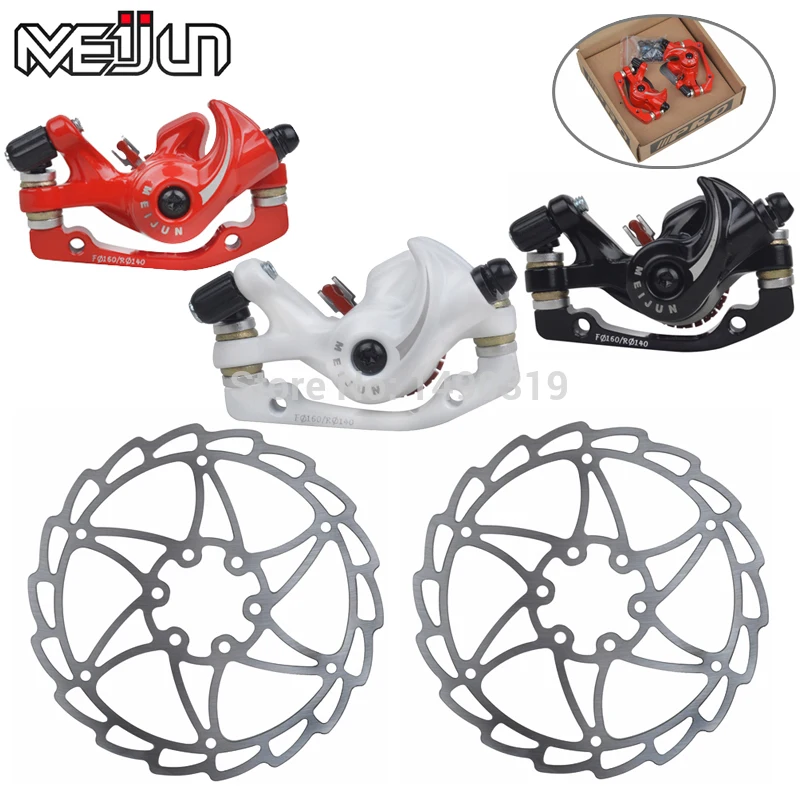 Meijun mountain bike front and rear disc brake clamp AB column with rotors Disc brakes with disc
Meijun mountain bike front and rear disc brake clamp AB column with rotors Disc brakes with disc
