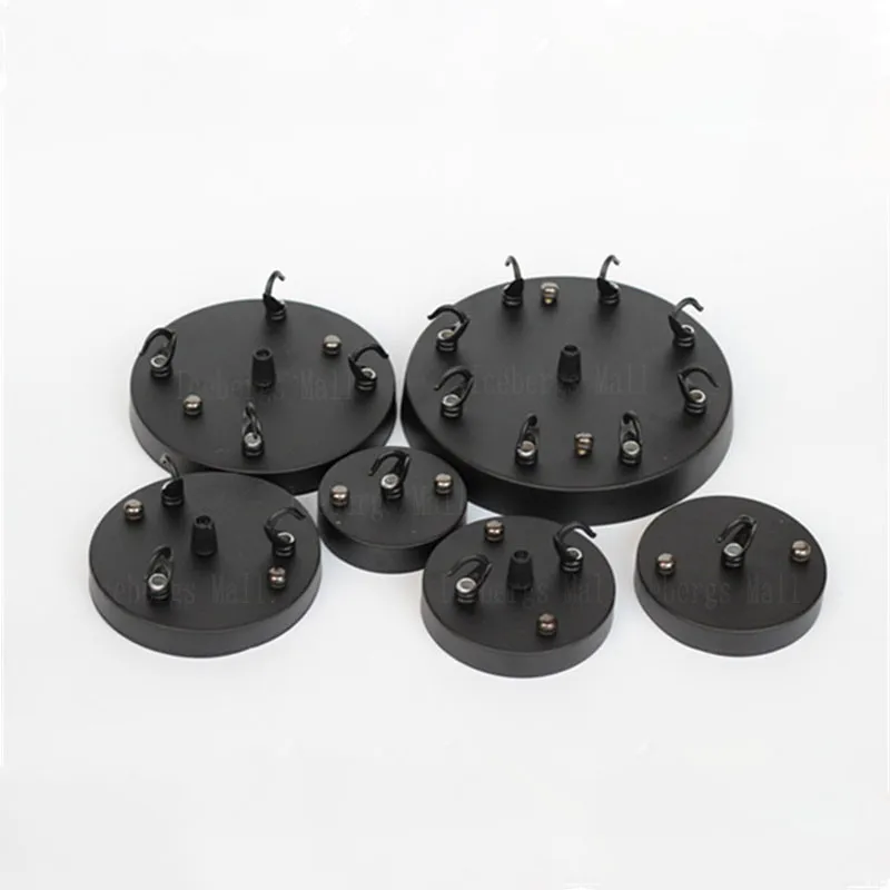 Black Diameter 10cm Pendant lamp Ceiling Plate
