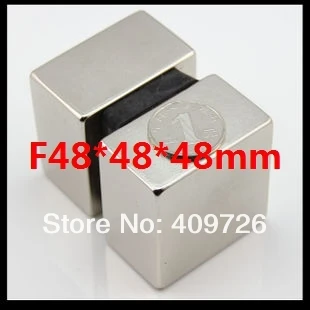 1pcs/Pack Super Powerful Strong Rare Earth Block NdFeB Magnet Neodymium N50 Magnets F48x48x48mm--Free Shipping 
1pcs/Pack Super Powerful Strong Rare Earth Block NdFeB Magnet Neodymium N50 Magnets F48x48x48mm--Free Shipping