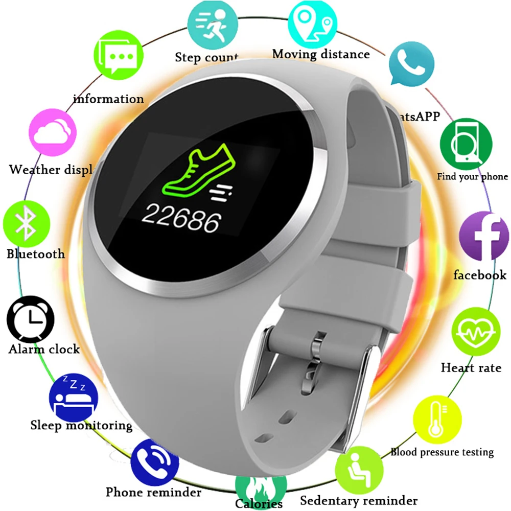 IP67 Waterproof Smart Watch Women Activity Tracker Fitness Bracelet with Blood Pressure Monitor Heart Rate Tracker Watch
IP67 Waterproof Smart Watch Women Activity Tracker Fitness Bracelet with Blood Pressure Monitor Heart Rate Tracker Watch