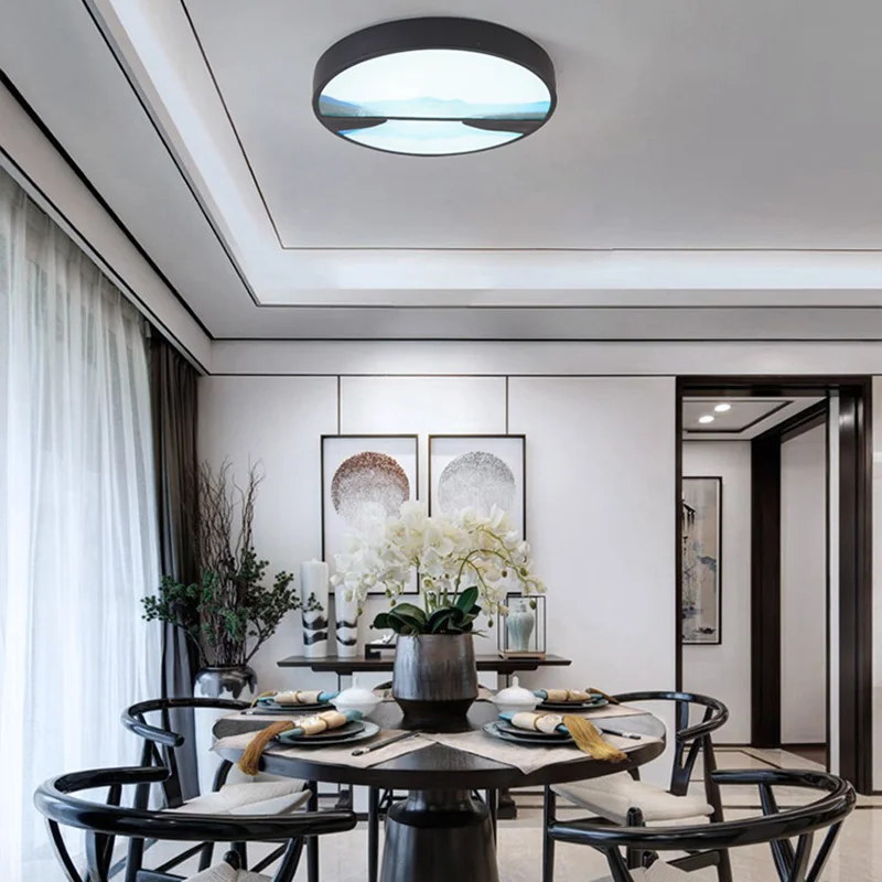 Slim creative bedroom lamp simple modern new Chinese round ceiling lamp living room calligraphy restaurant lamp
Slim creative bedroom lamp simple modern new Chinese round ceiling lamp living room calligraphy restaurant lamp