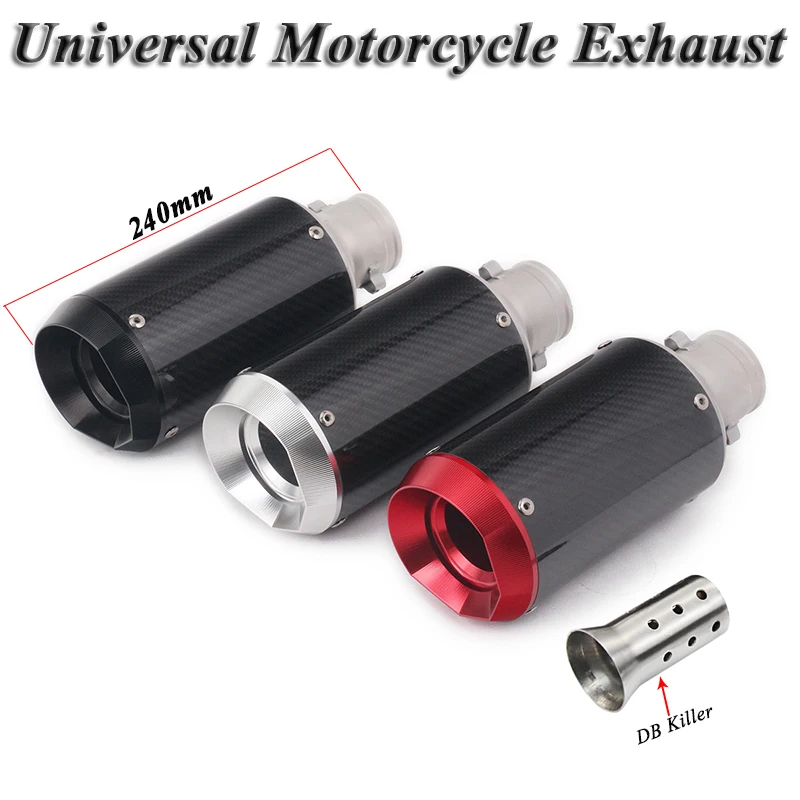 Universal Motorcycle Akrapovic Exhaust Pipe Escape For CBR1000 MSX125 Z800 GSX750R K6 K7 K8 R6 Modified Moto Muffler DB Killer
Universal Motorcycle Akrapovic Exhaust Pipe Escape For CBR1000 MSX125 Z800 GSX750R K6 K7 K8 R6 Modified Moto Muffler DB Killer