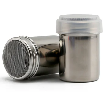 Stainless Steel Chocolate Shaker Icing Sugar Powder Cocoa Flour Coffee Sifter Drop shipping
Stainless Steel Chocolate Shaker Icing Sugar Powder Cocoa Flour Coffee Sifter Drop shipping