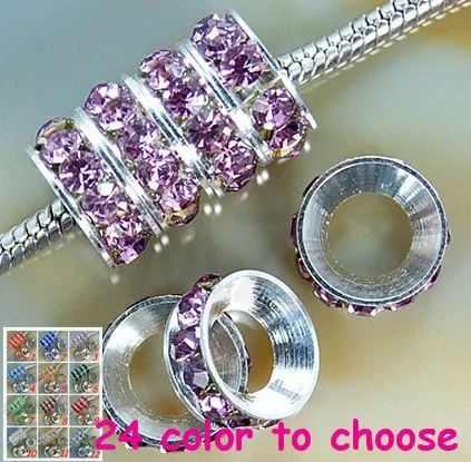 Free Shipping+Fasion Gift.10mm Light Purple Rhinestone Rondelle Spacer Beads,Rhodium Plated Big Hole European Beads.
Free Shipping+Fasion Gift.10mm Light Purple Rhinestone Rondelle Spacer Beads,Rhodium Plated Big Hole European Beads.