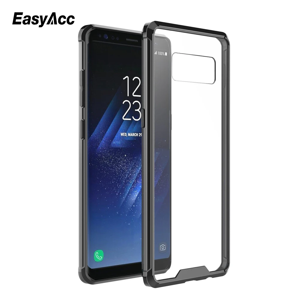 Easyacc For Samsung Galaxy S8 ultra thin clear back transparent soft Frame & Acrylic Hard Back Protect cover For Galaxy S8 plus
Easyacc For Samsung Galaxy S8 ultra thin clear back transparent soft Frame & Acrylic Hard Back Protect cover For Galaxy S8 plus
